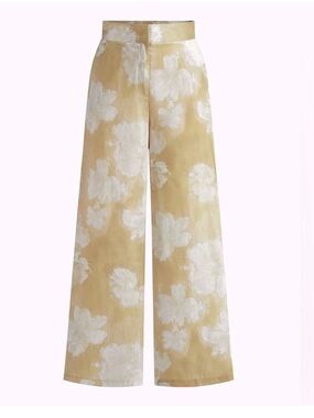 NWT COMMENSE Satin print pants